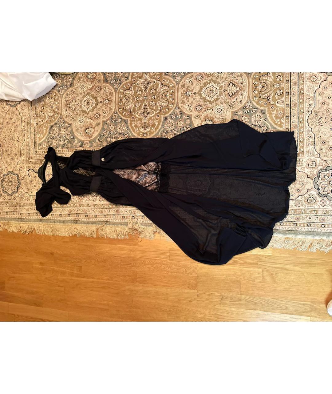 ELISABETTA FRANCHI Черное вечернее платье, фото 7