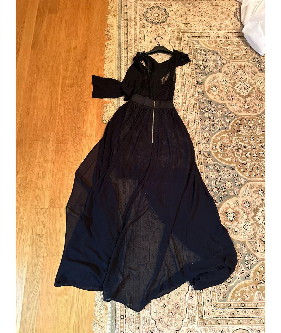 ELISABETTA FRANCHI Черное вечернее платье, фото 2