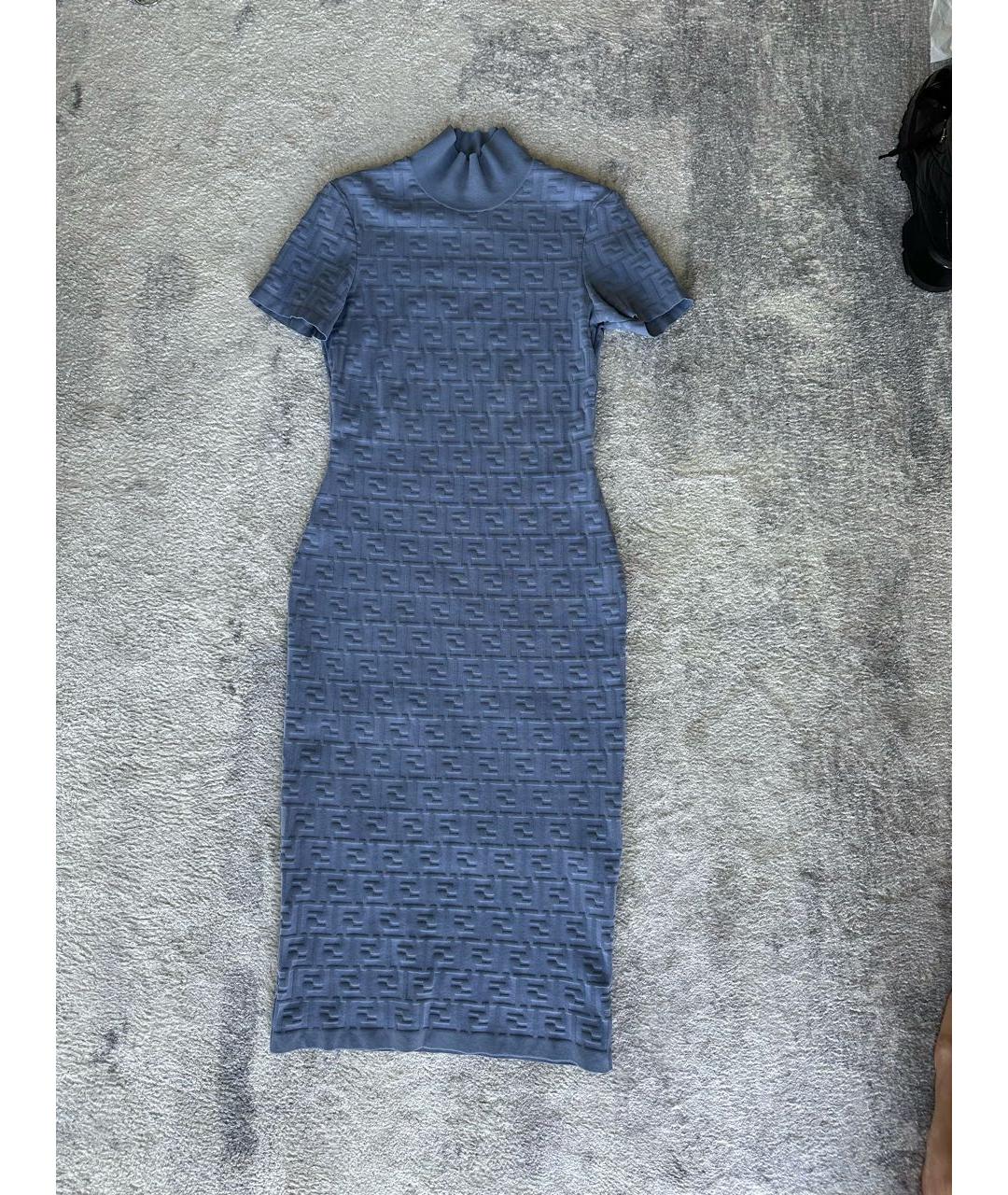 FENDI Вискозное коктейльное платье, фото 4