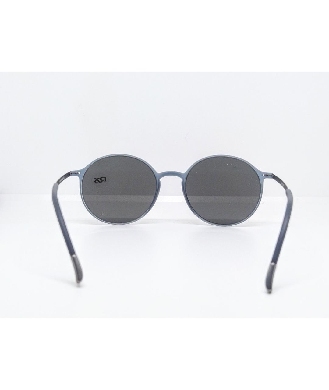 SILHOUETTE Серые металлические солнцезащитные очки, фото 7