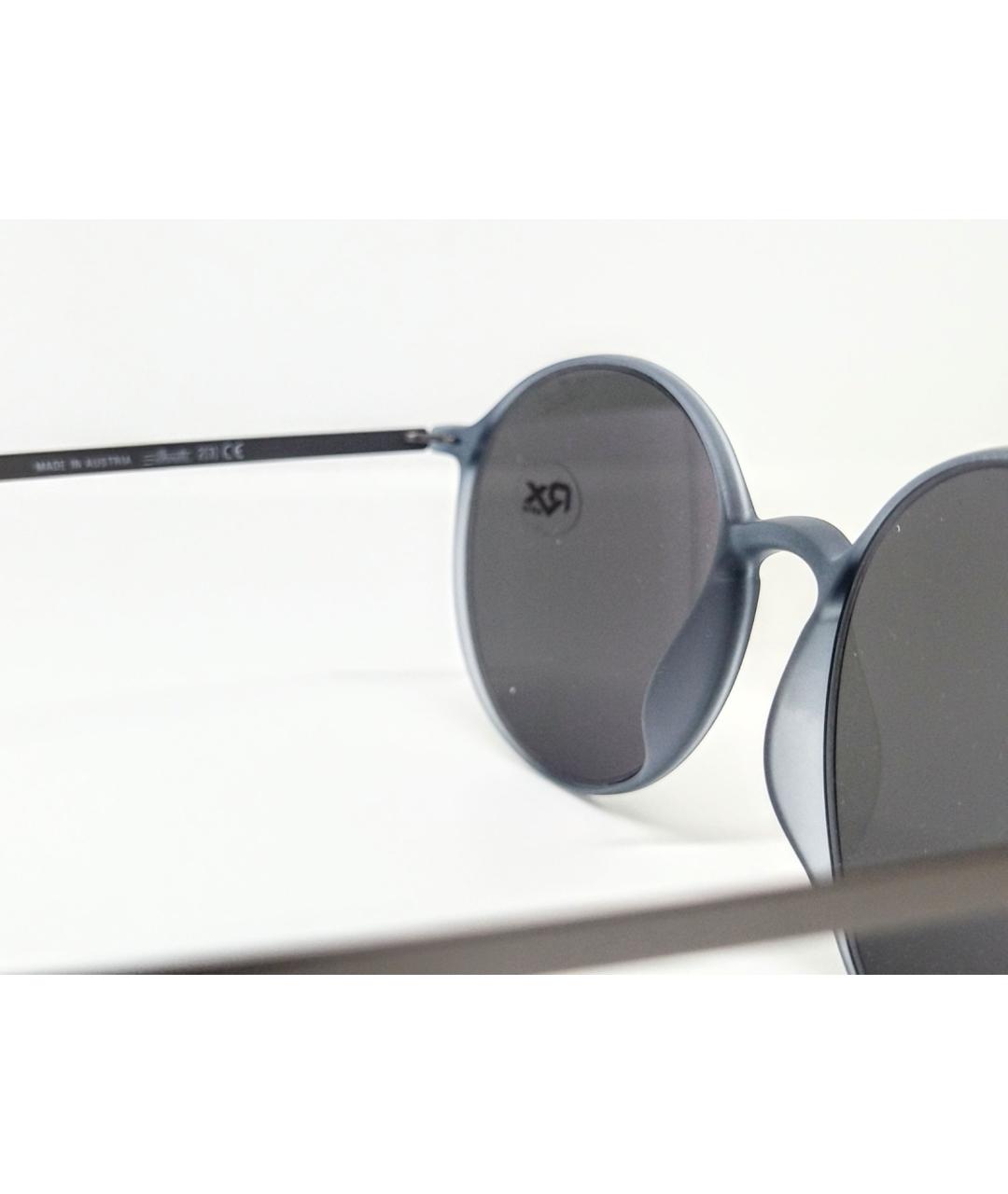 SILHOUETTE Серые металлические солнцезащитные очки, фото 9