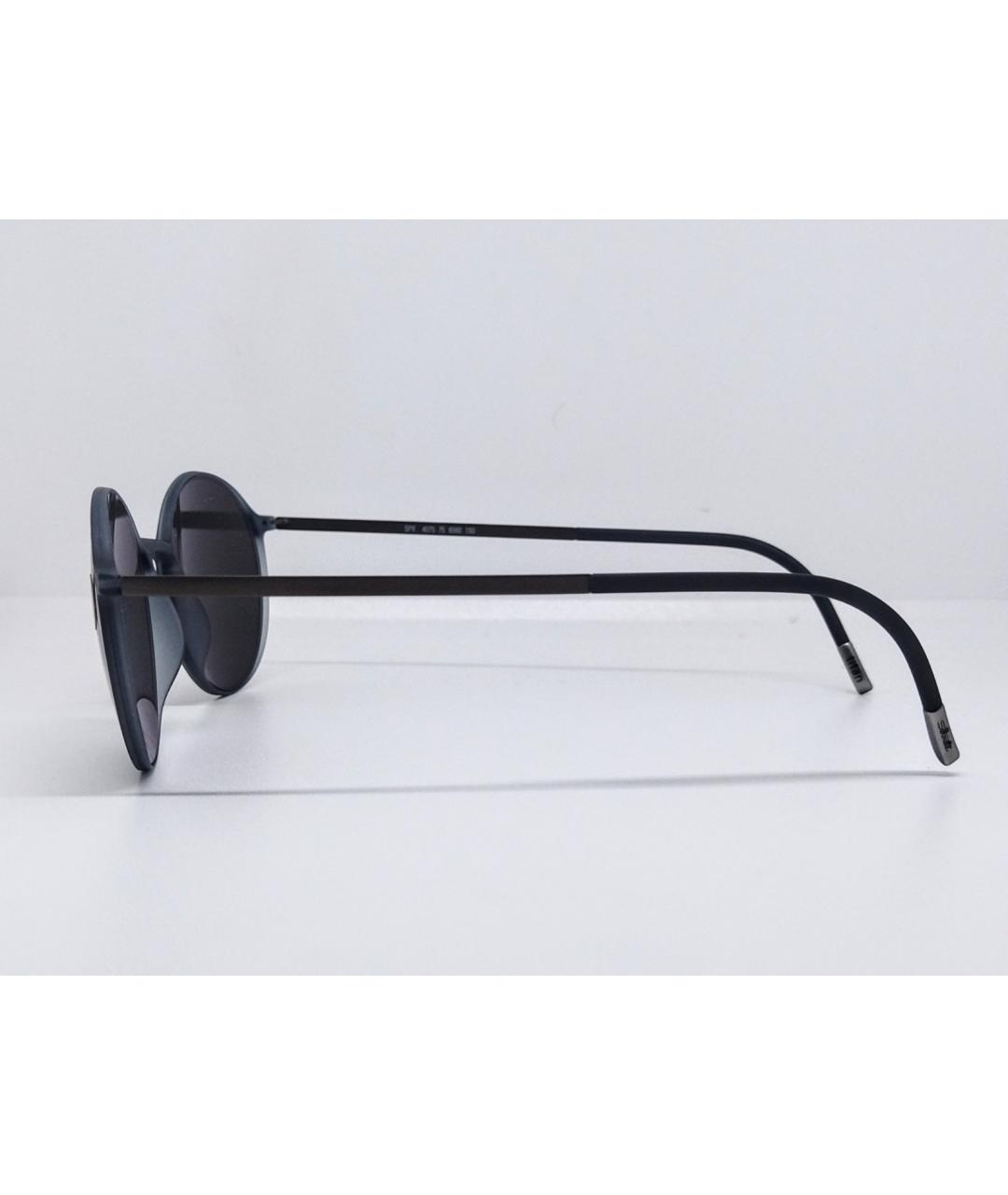 SILHOUETTE Серые металлические солнцезащитные очки, фото 8