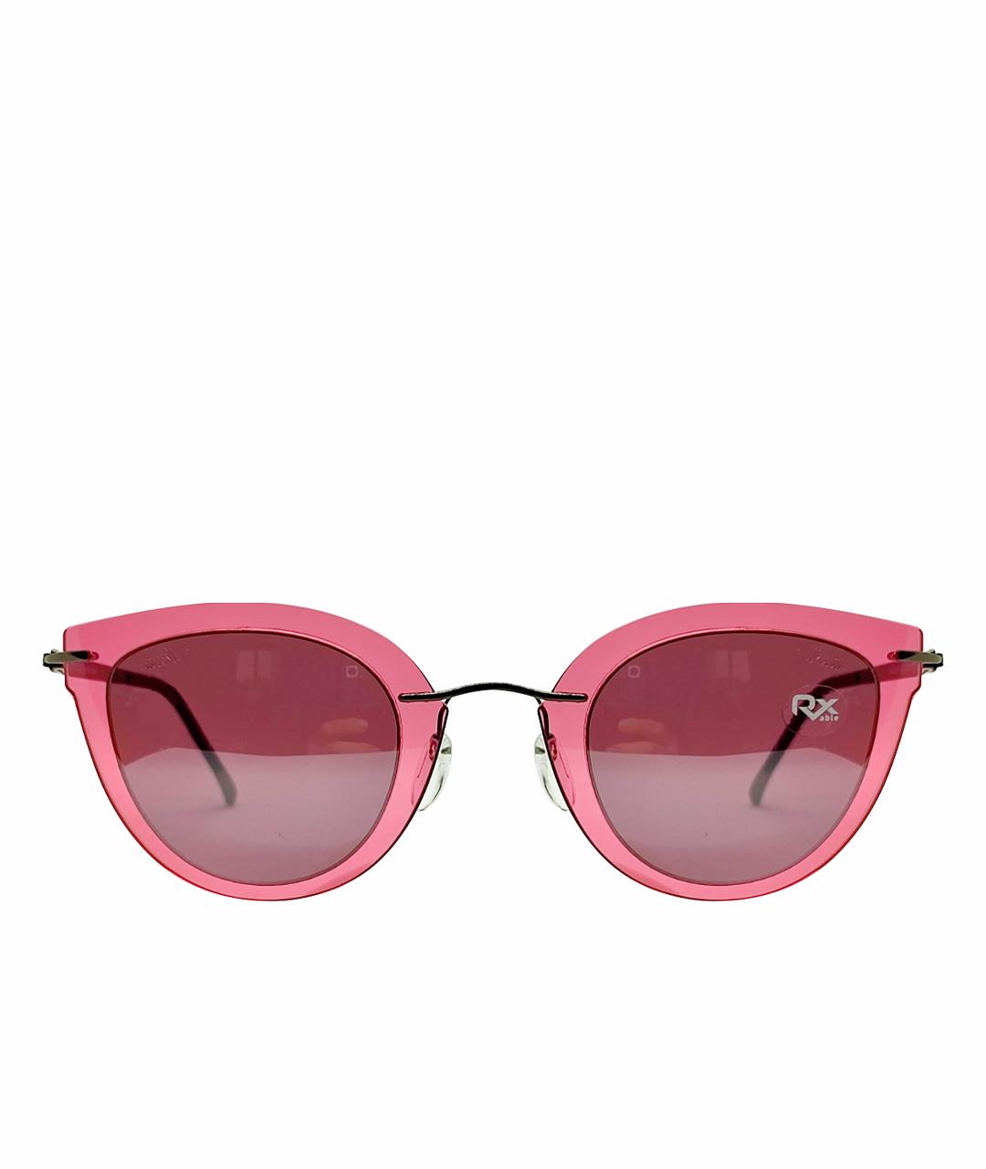 SILHOUETTE Розовые металлические солнцезащитные очки, фото 1