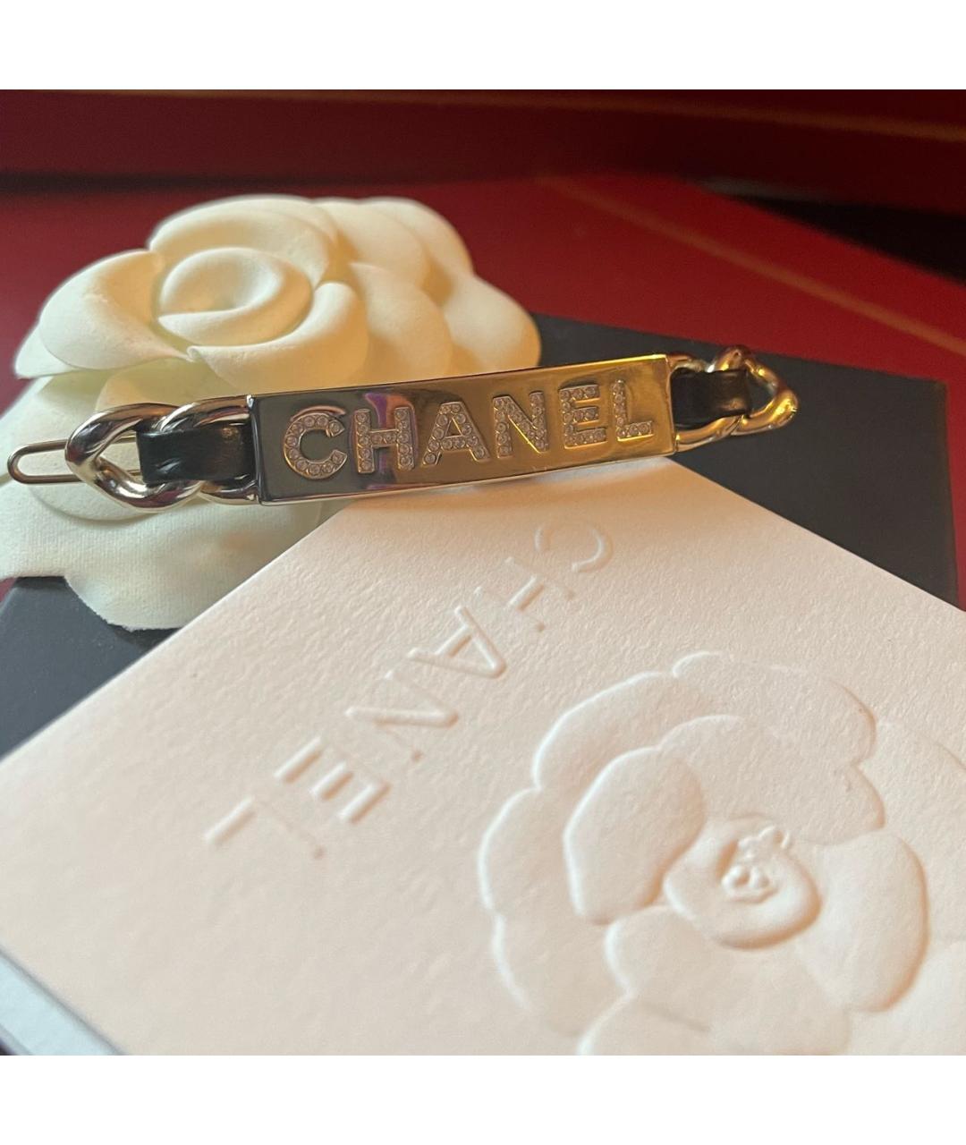 CHANEL PRE-OWNED Золотая заколка, фото 2