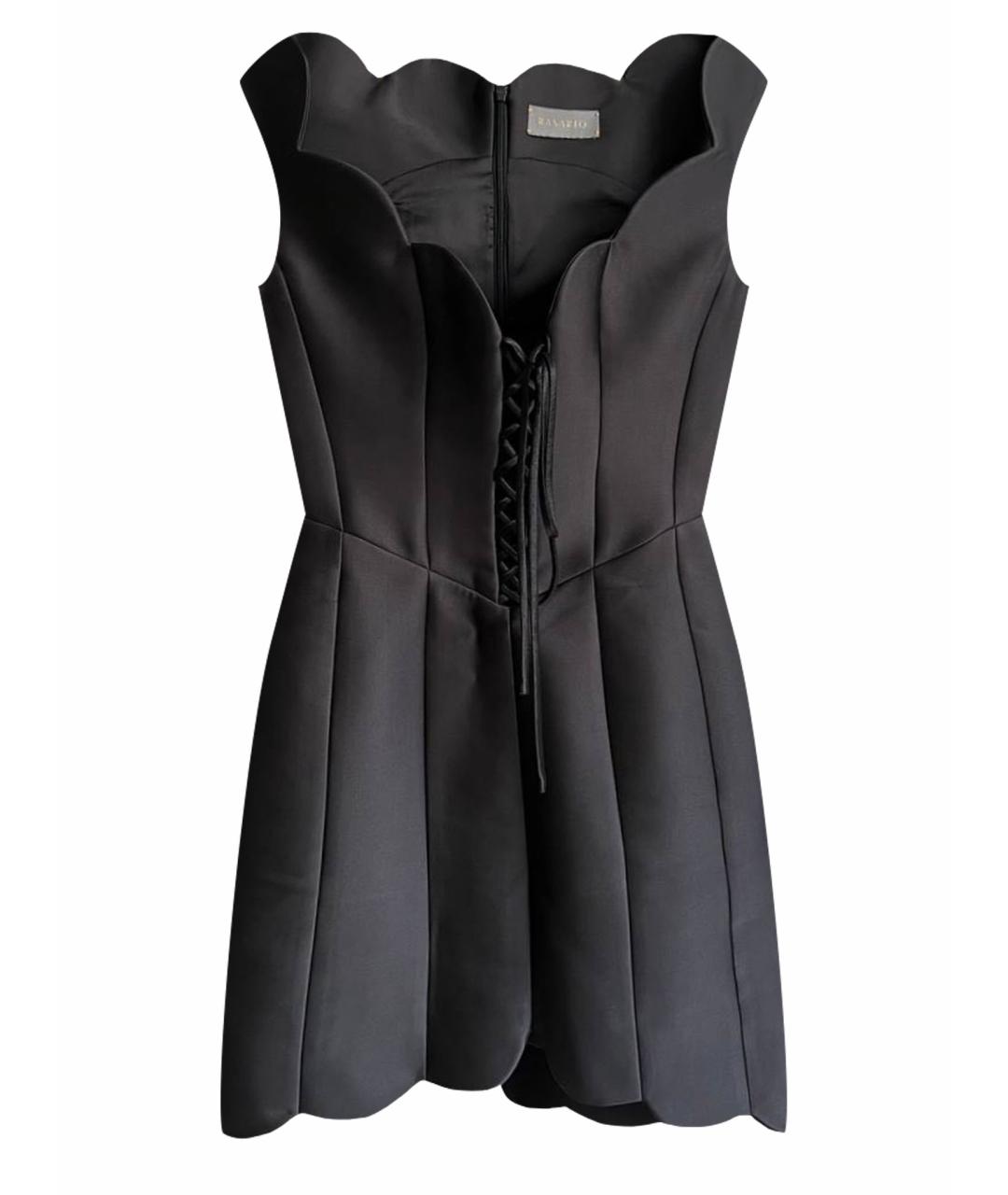 RASARIO Черное полиэстеровое коктейльное платье, фото 1