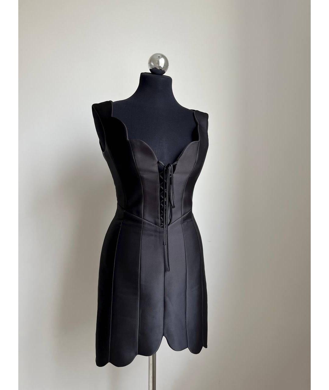 RASARIO Черное полиэстеровое коктейльное платье, фото 8