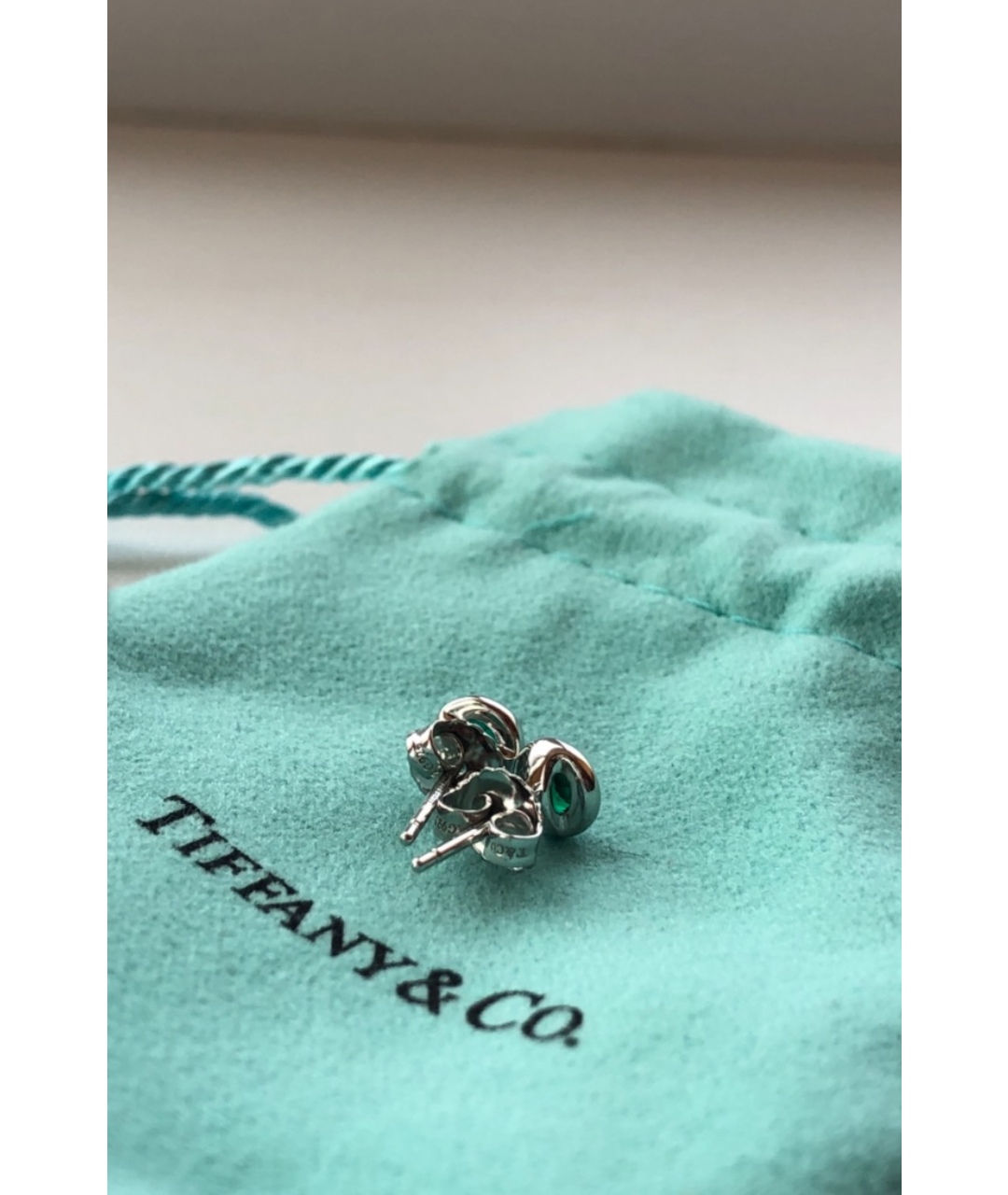 TIFFANY&CO Серебряные серебряные серьги, фото 3