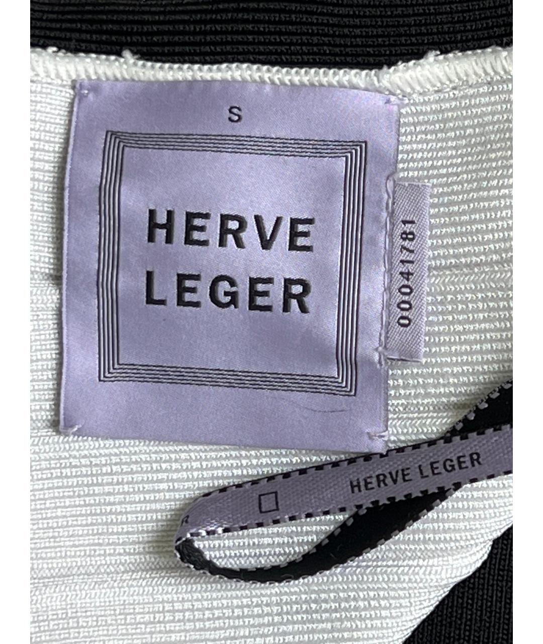 HERVE LEGER Белое вечернее платье, фото 3