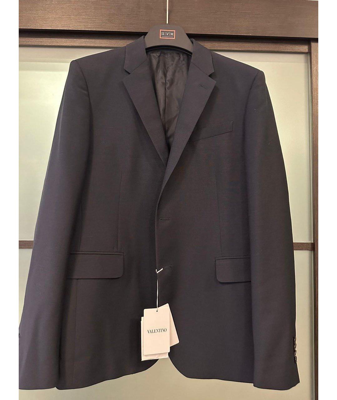 VALENTINO Черный шерстяной пиджак, фото 8