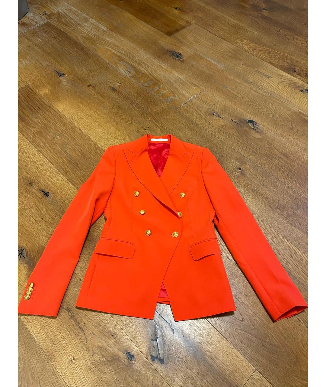 TAGLIATORE Красный полиэстеровый жакет/пиджак, фото 8