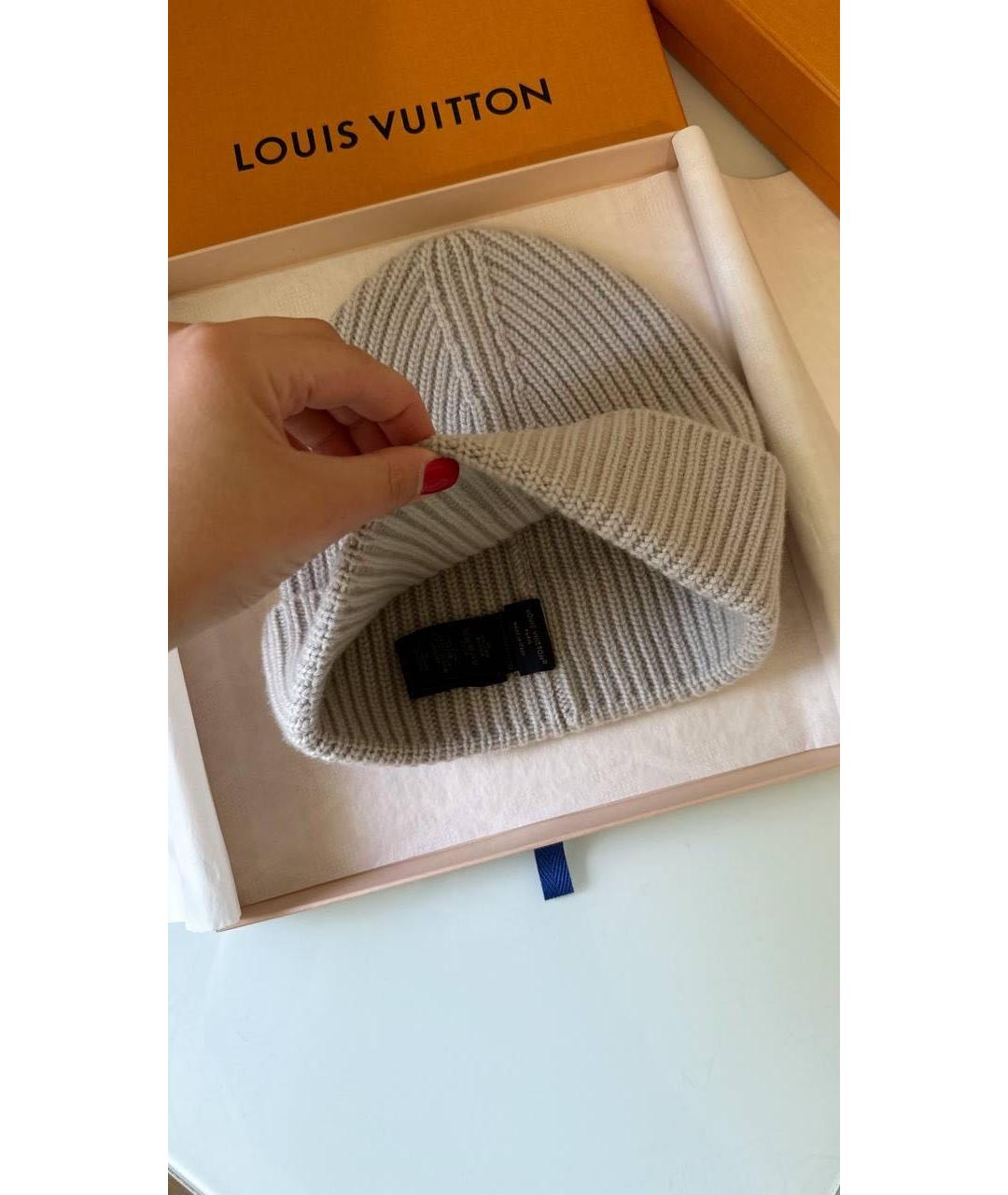 LOUIS VUITTON Кашемировая шапка, фото 4