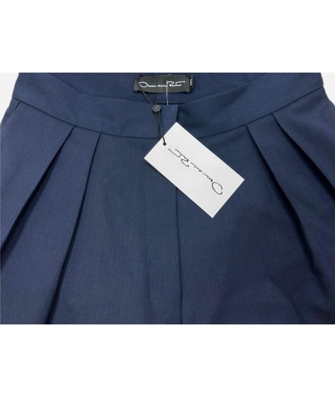 OSCAR DE LA RENTA Темно-синие шорты, фото 3