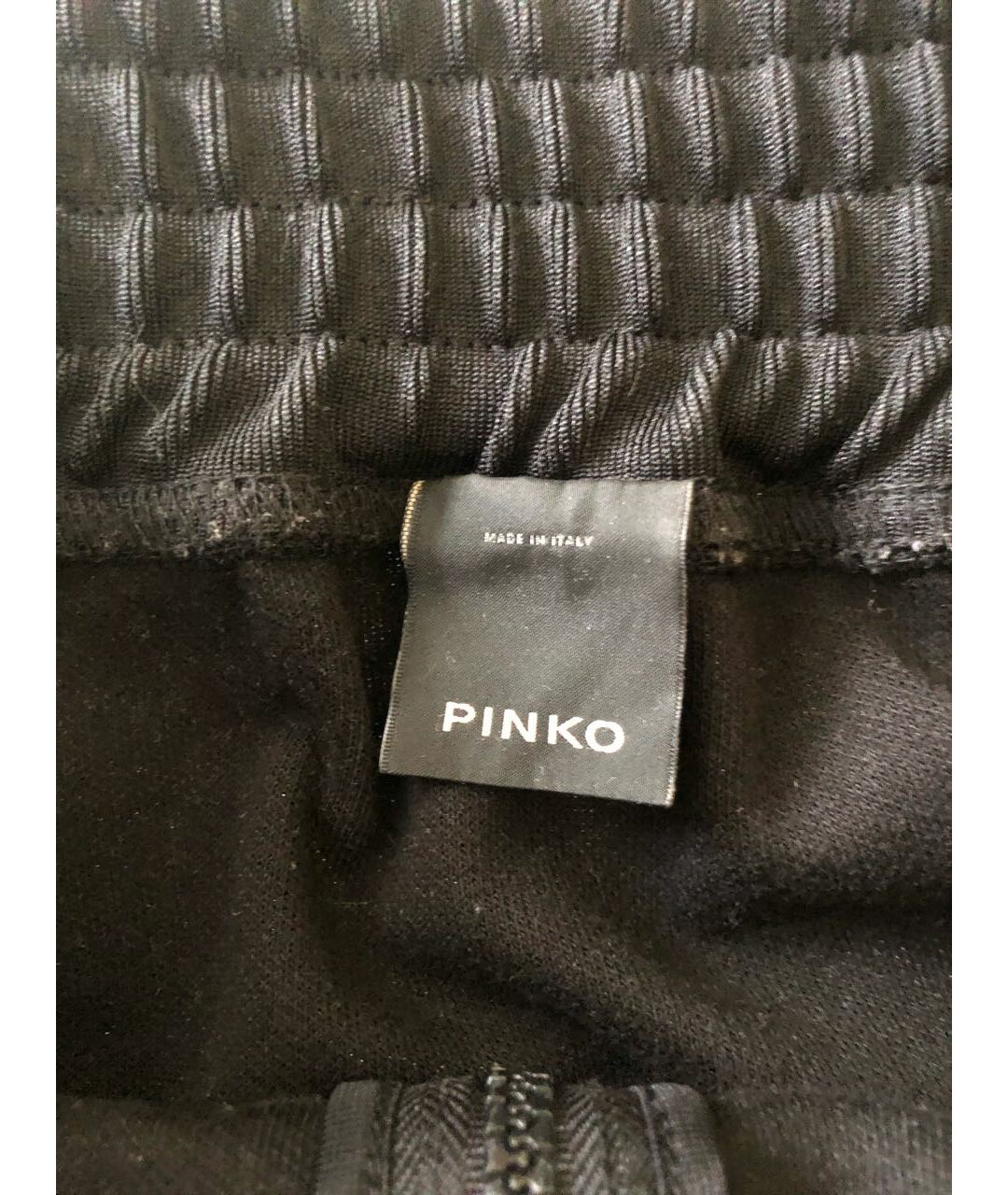PINKO Черный полиэстеровый джемпер / свитер, фото 5