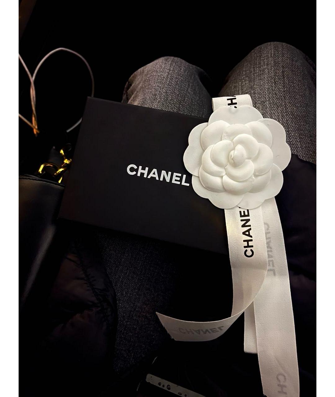 CHANEL Черный кожаный кардхолдер, фото 5
