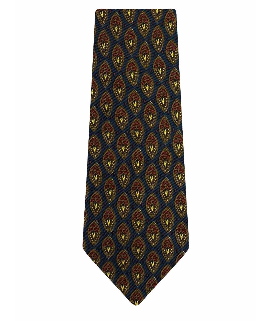LUCIANO BARBERA Коричневый шелковый галстук, фото 1