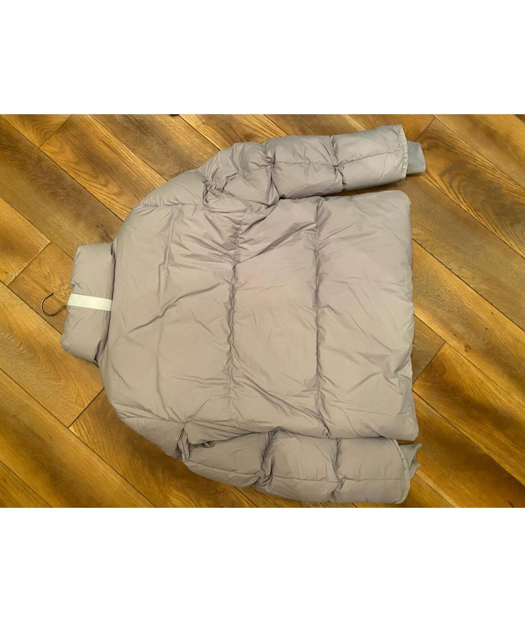 CANADA GOOSE Серый полиамидовый пуховик, фото 2