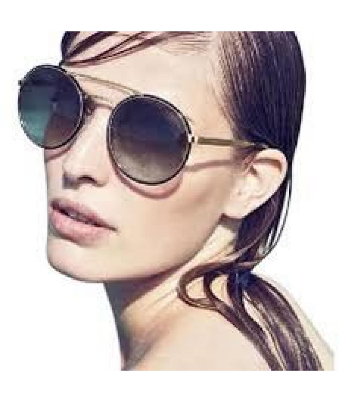 PRADA Антрацитовые металлические солнцезащитные очки, фото 2