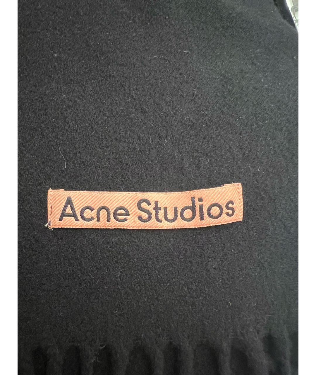 ACNE STUDIOS Черный шарф, фото 3