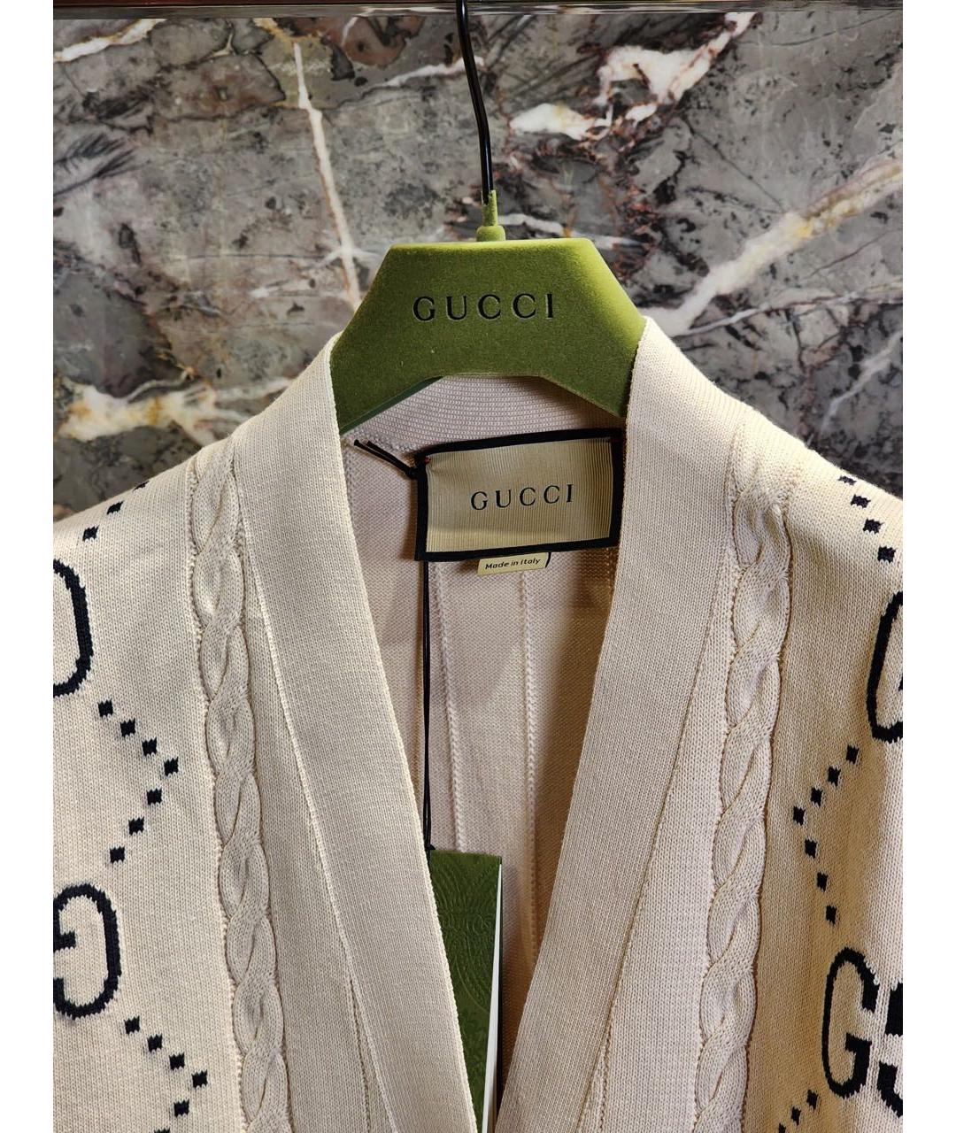 GUCCI Бежевый кардиган, фото 2
