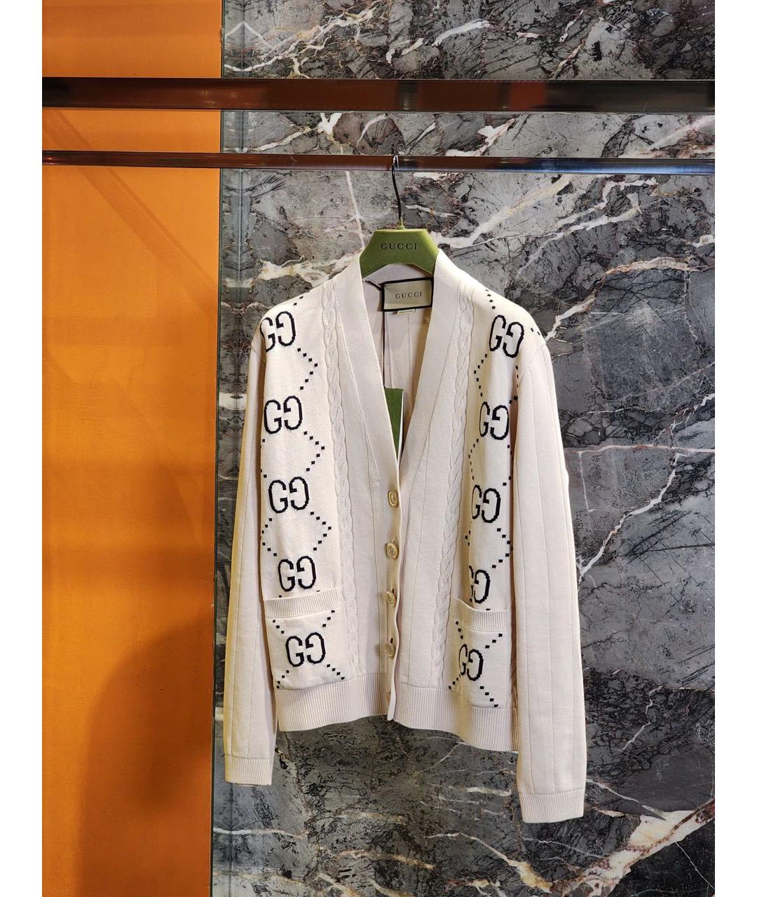 GUCCI Бежевый кардиган, фото 6