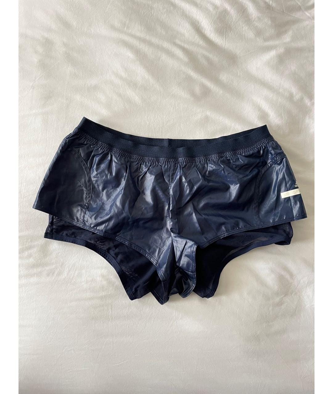 ADIDAS BY STELLA MCCARTNEY Темно-синие синтетические спортивные брюки и шорты, фото 6
