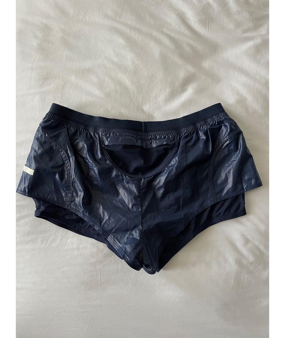 ADIDAS BY STELLA MCCARTNEY Темно-синие синтетические спортивные брюки и шорты, фото 2