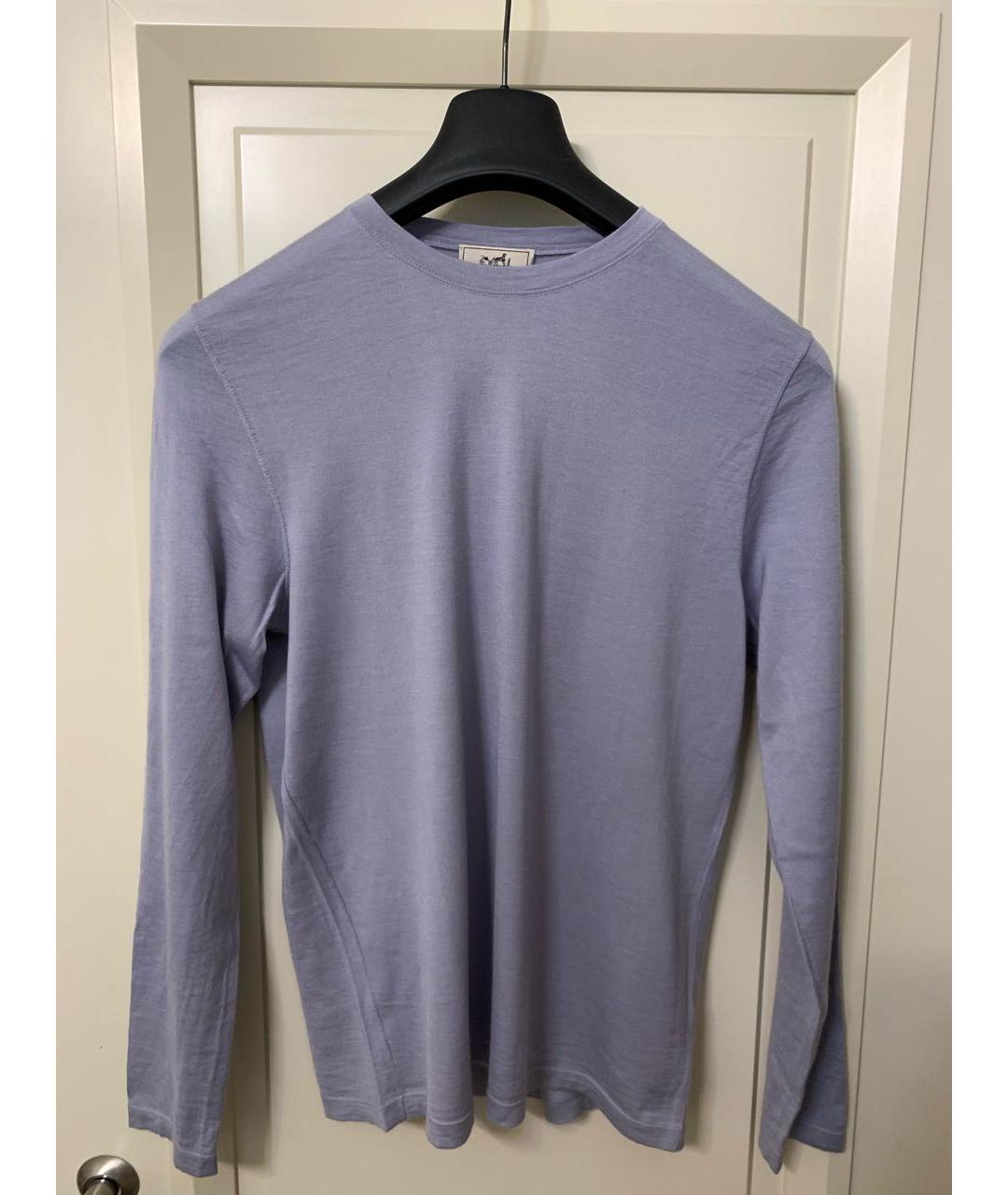 HERMES PRE-OWNED Голубой кашемировый джемпер / свитер, фото 9