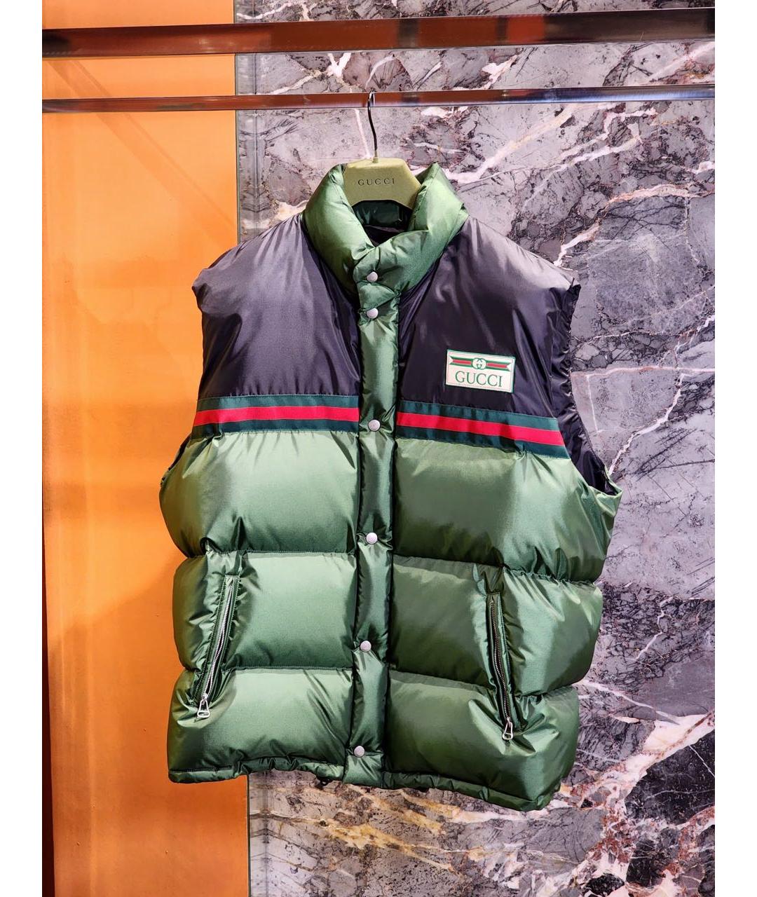 GUCCI Зеленый жилет, фото 2