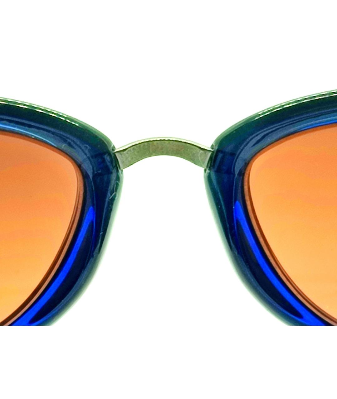 SILHOUETTE Горчичные металлические солнцезащитные очки, фото 6