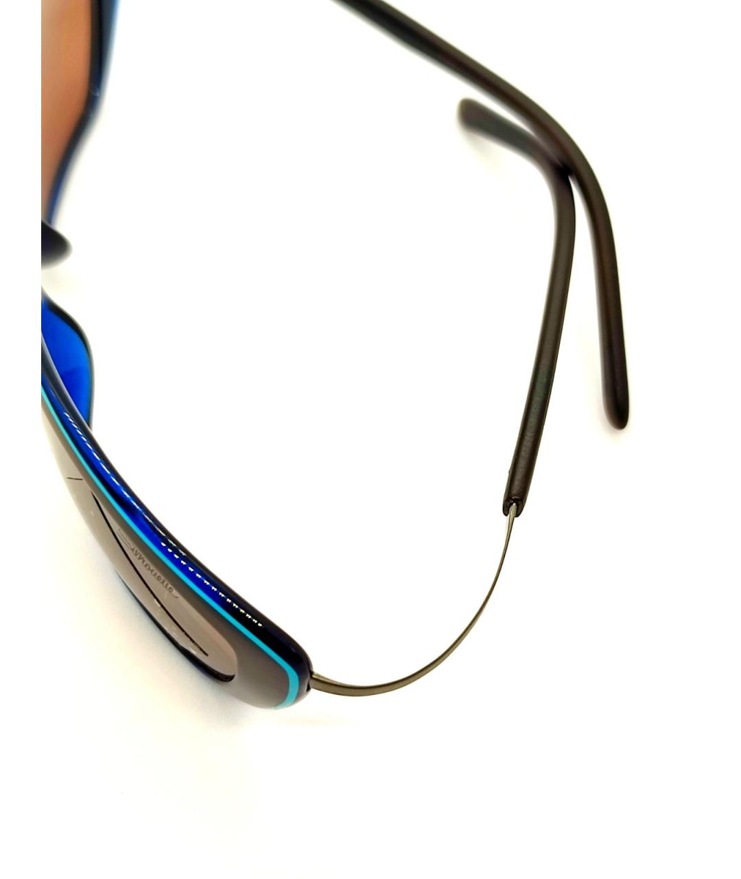 SILHOUETTE Горчичные металлические солнцезащитные очки, фото 4
