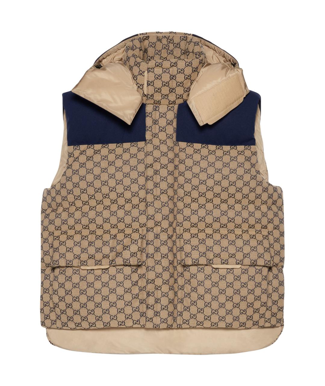 GUCCI Бежевый жилет, фото 1