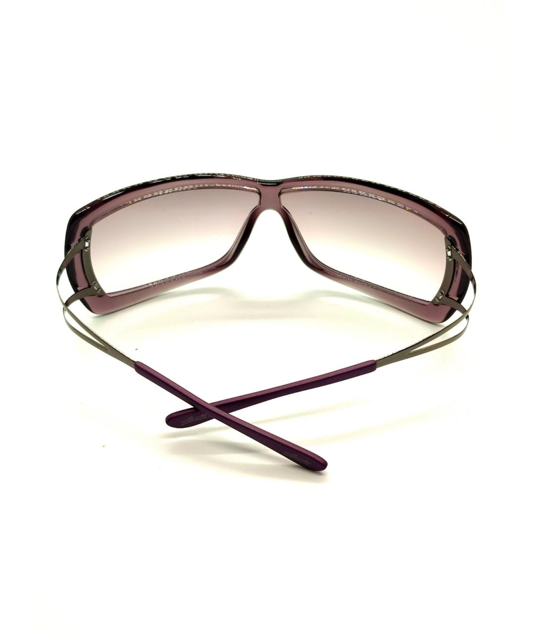 SILHOUETTE Бежевые металлические солнцезащитные очки, фото 7