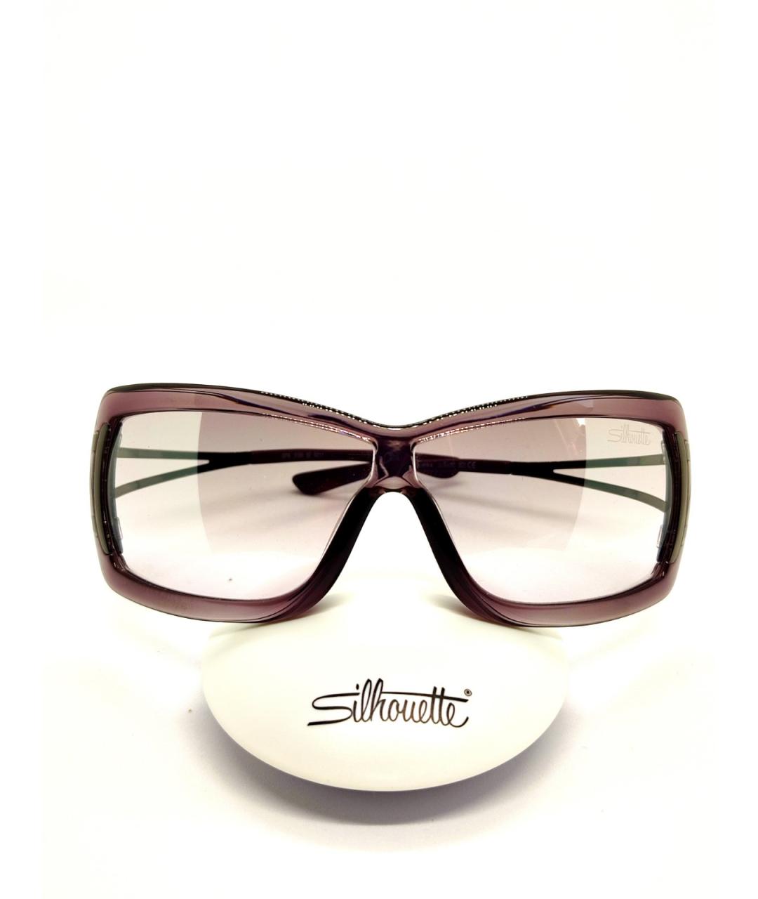 SILHOUETTE Бежевые металлические солнцезащитные очки, фото 9