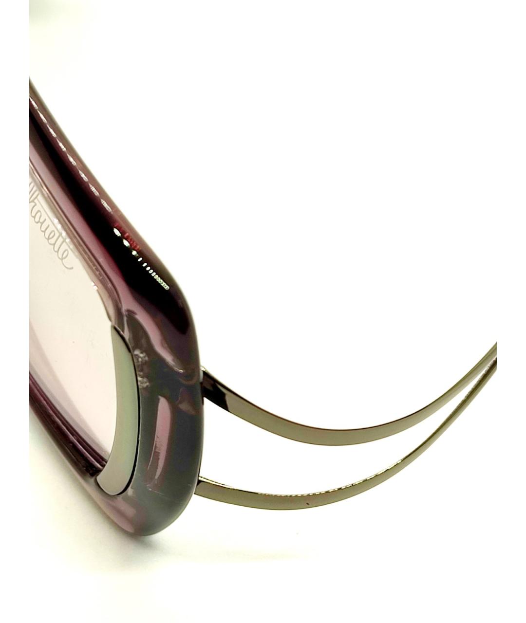 SILHOUETTE Бежевые металлические солнцезащитные очки, фото 4