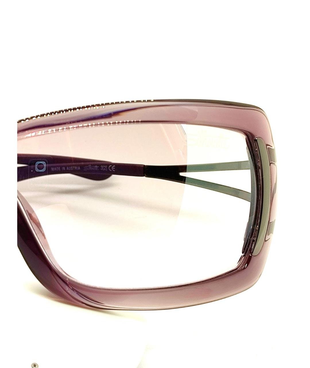 SILHOUETTE Бежевые металлические солнцезащитные очки, фото 2