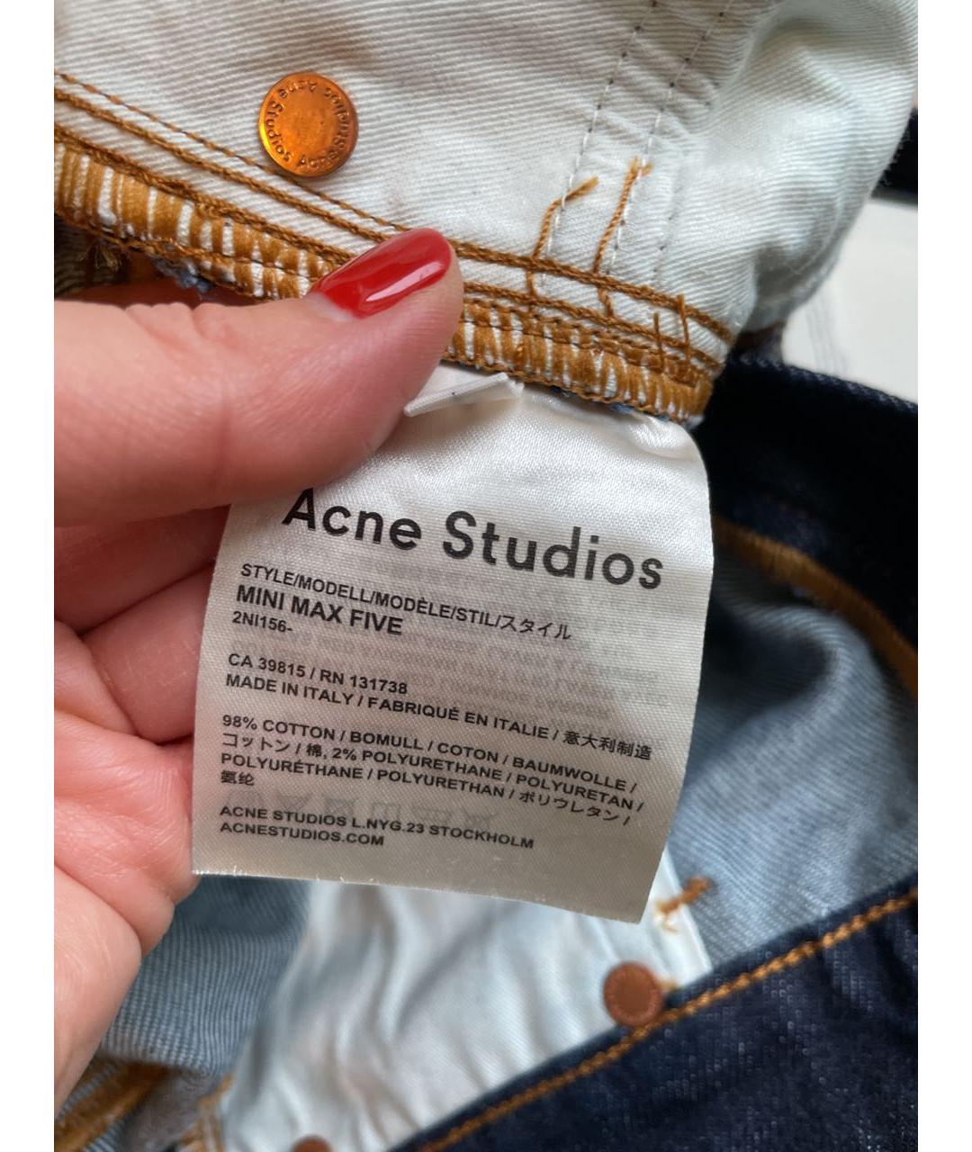 ACNE STUDIOS Синие деним детские джинсы, фото 4