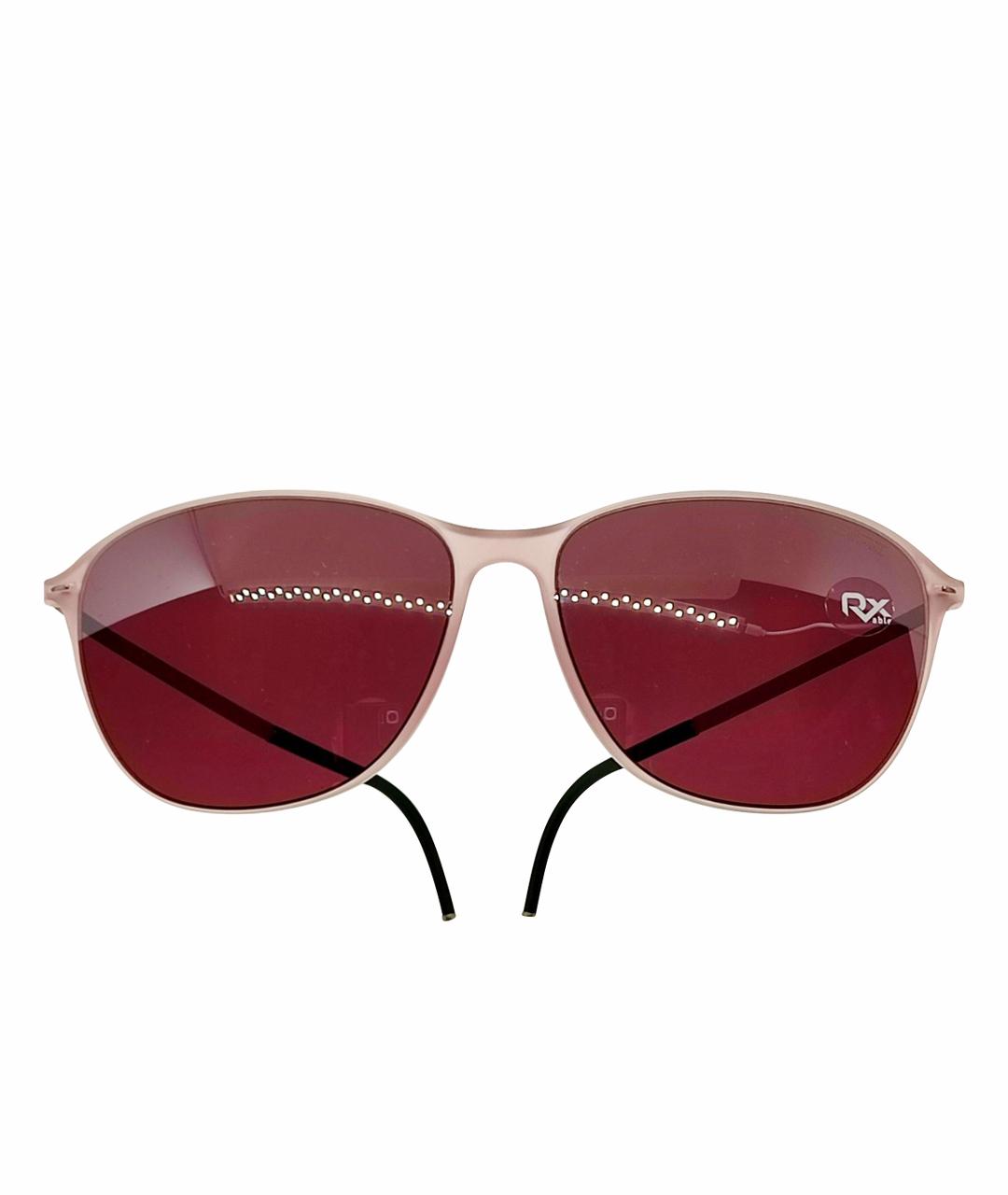 SILHOUETTE Розовые металлические солнцезащитные очки, фото 1
