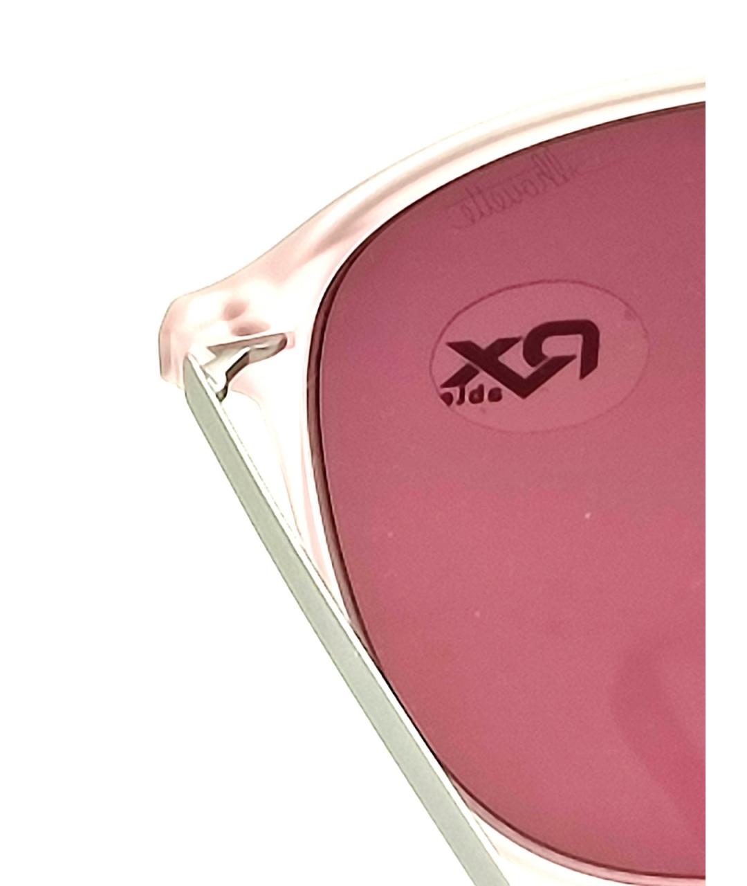 SILHOUETTE Розовые металлические солнцезащитные очки, фото 3
