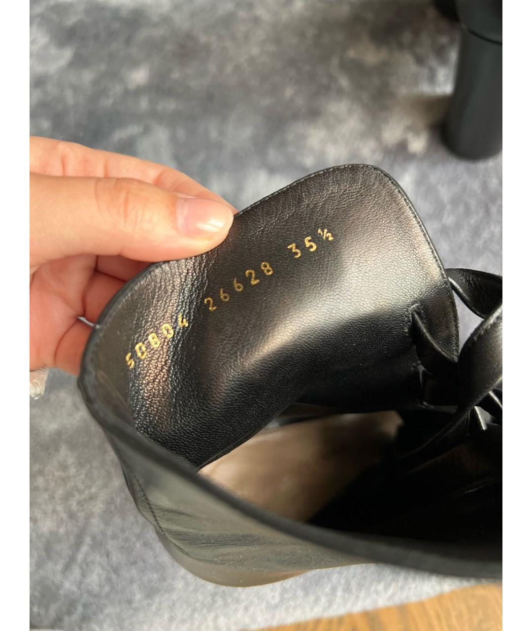 GIANVITO ROSSI Черные кожаные ботильоны, фото 6