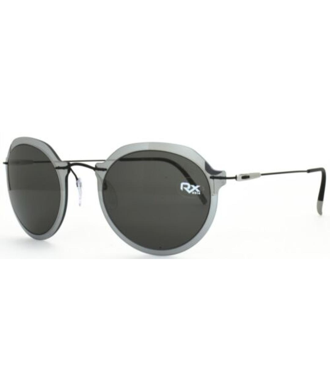SILHOUETTE Белые металлические солнцезащитные очки, фото 6