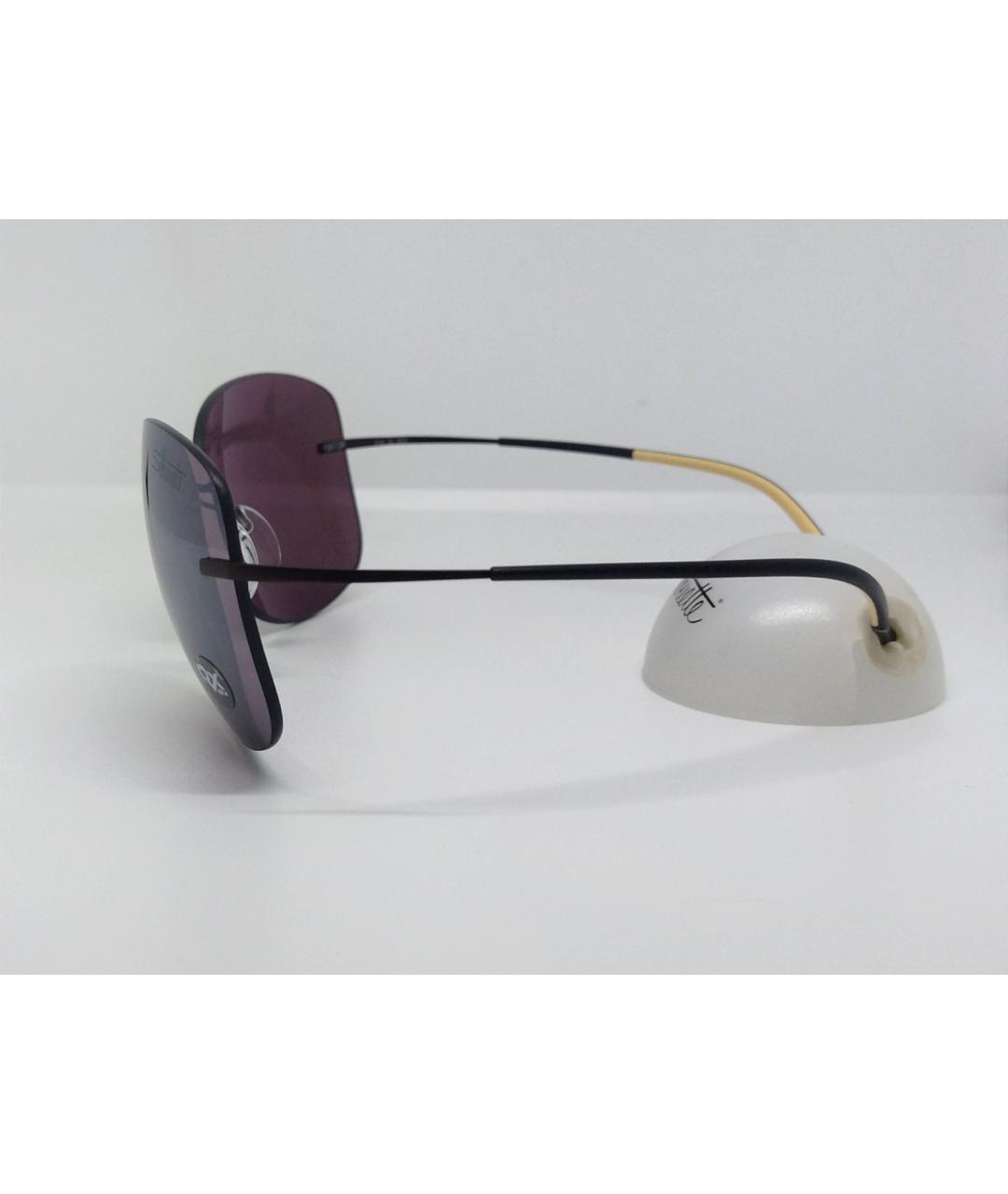 SILHOUETTE Фиолетовые металлические солнцезащитные очки, фото 8