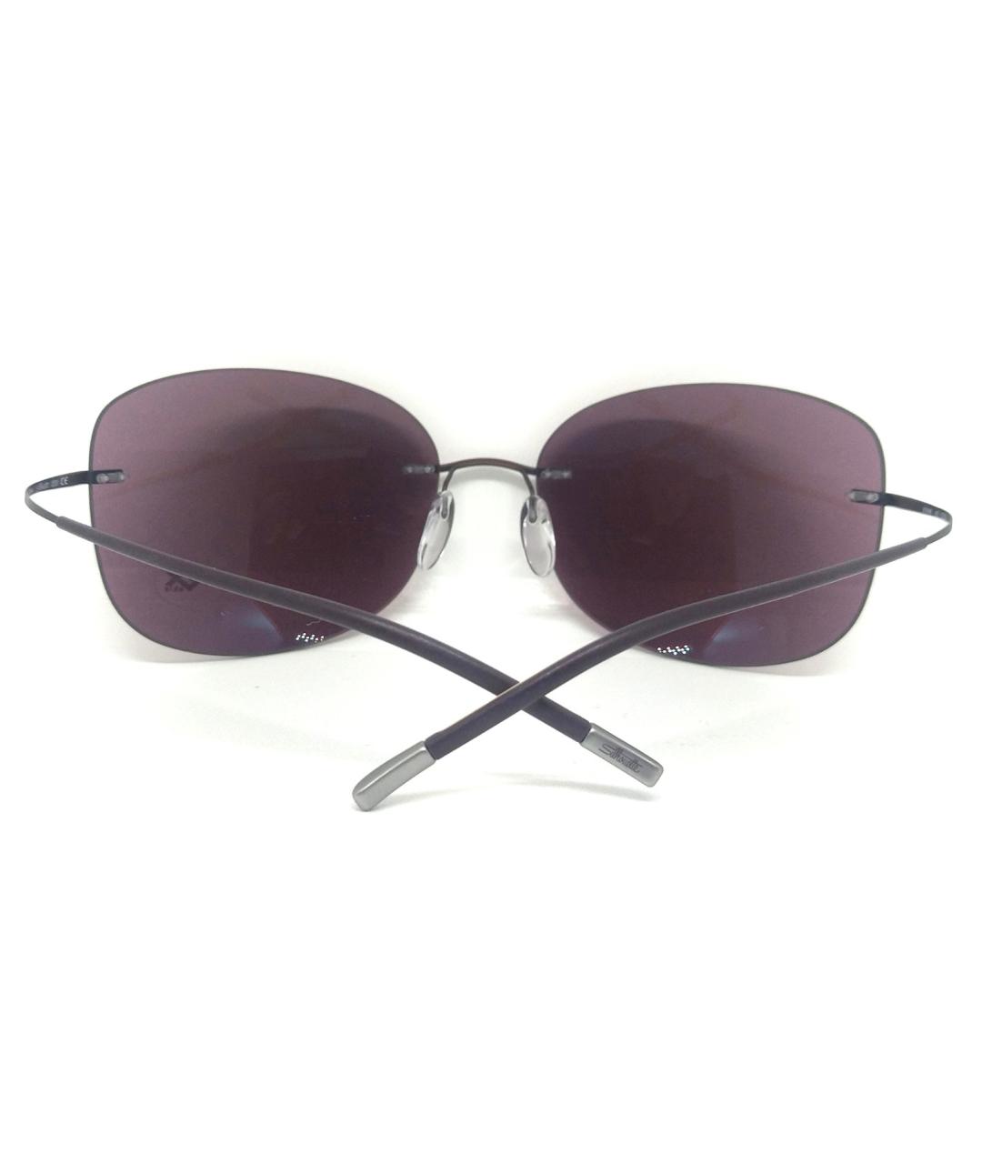 SILHOUETTE Фиолетовые металлические солнцезащитные очки, фото 7