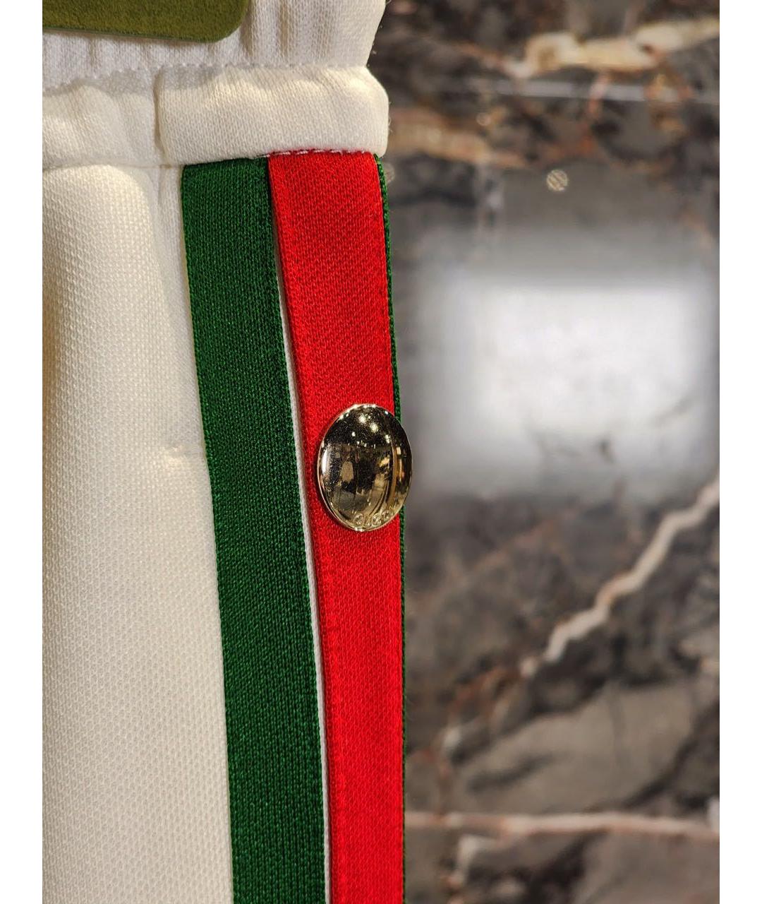 GUCCI Белые брюки широкие, фото 3