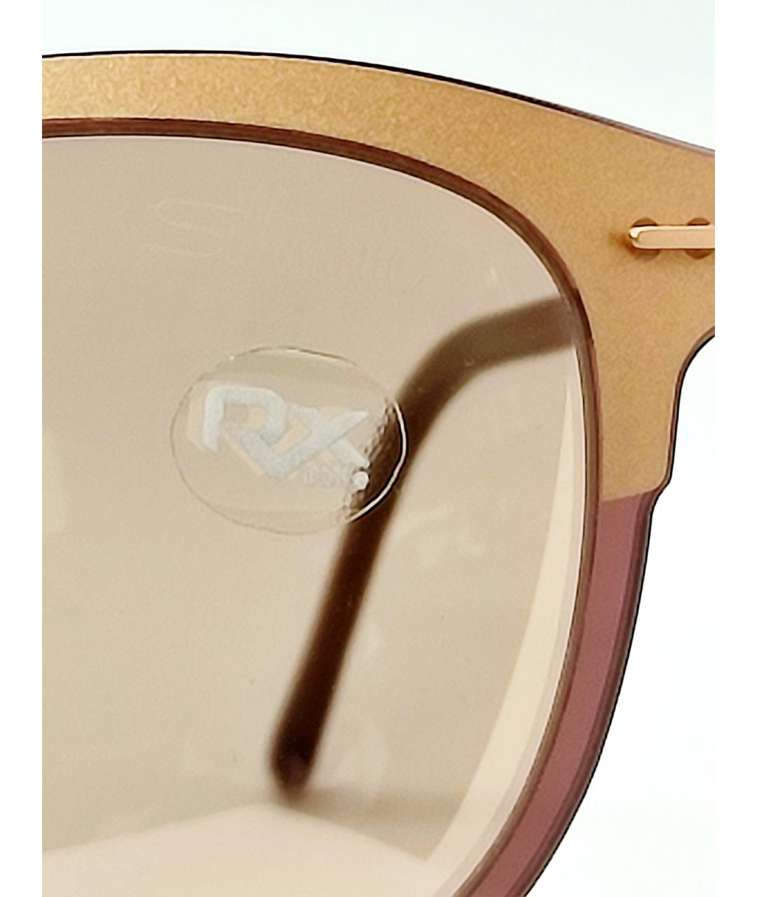 SILHOUETTE Золотые металлические солнцезащитные очки, фото 2