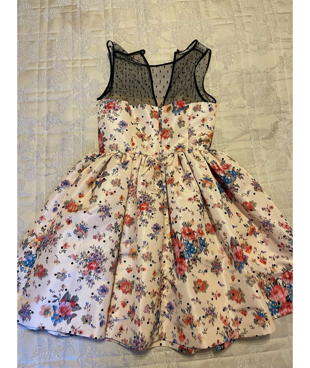 RED VALENTINO Желтое полиэстеровое вечернее платье, фото 2