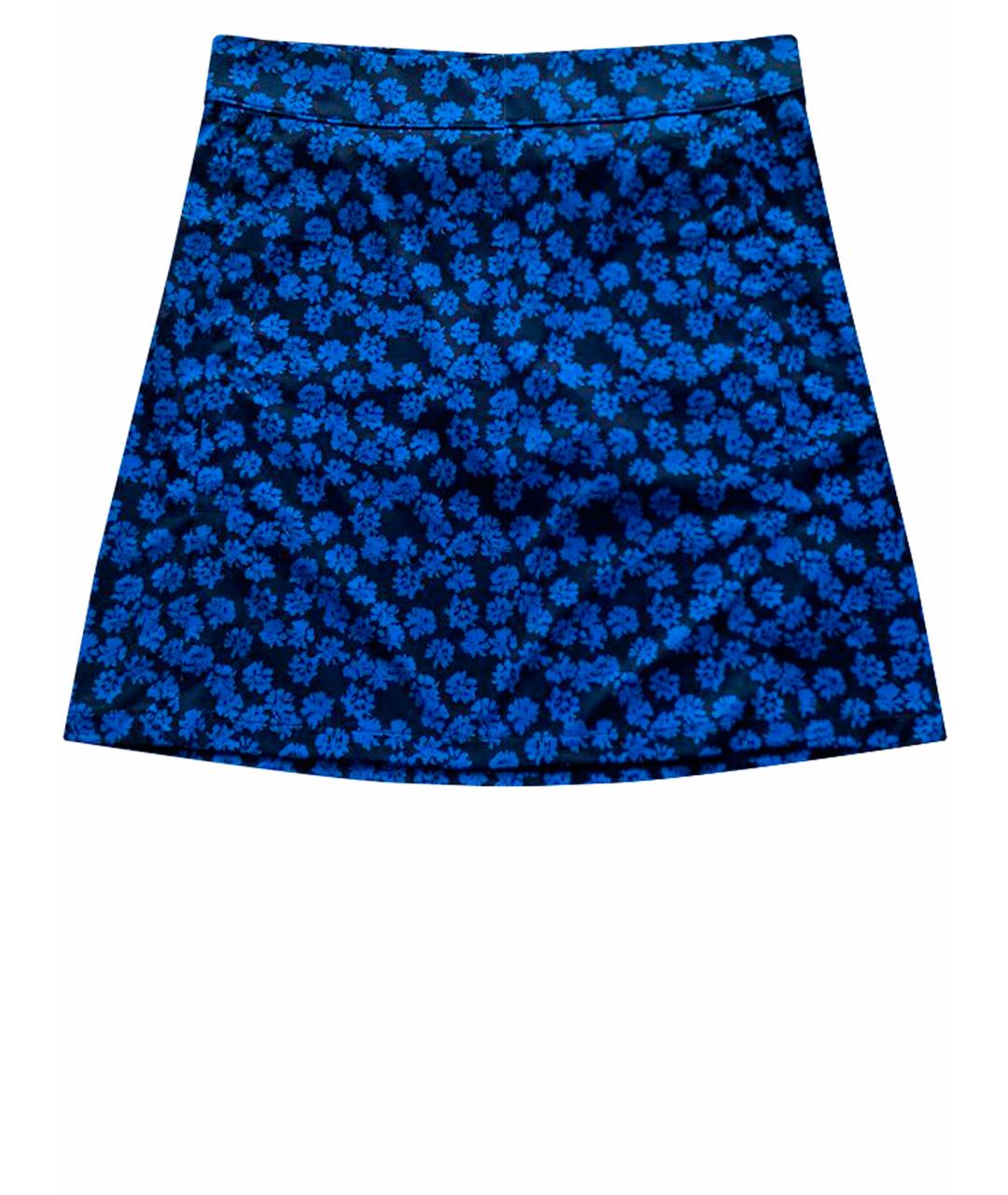J.LINDEBERG Синяя полиэстеровая юбка мини, фото 1