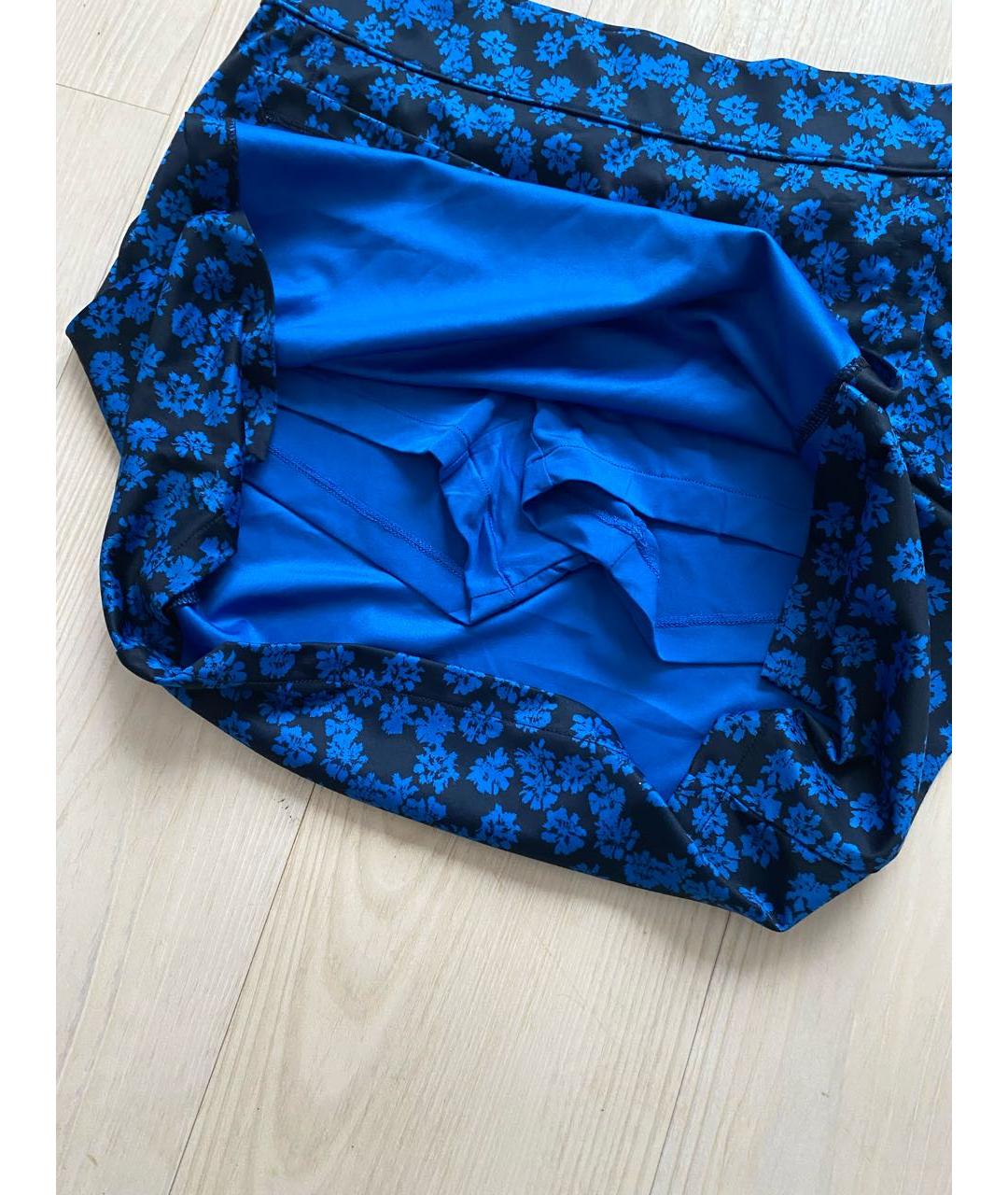 J.LINDEBERG Синяя полиэстеровая юбка мини, фото 3