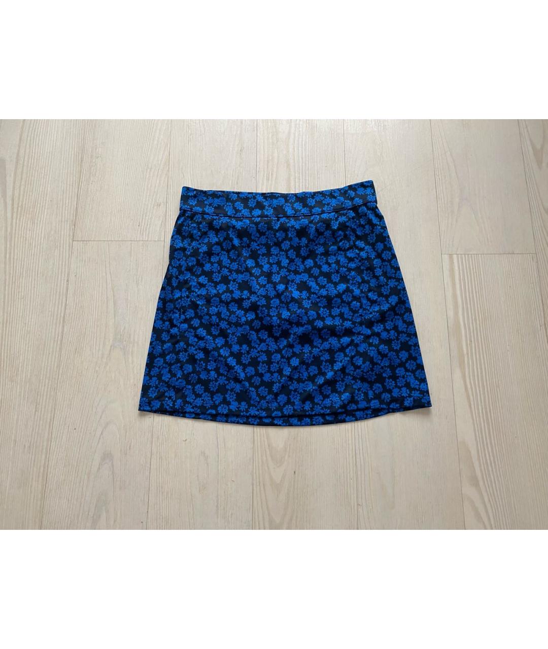 J.LINDEBERG Синяя полиэстеровая юбка мини, фото 9