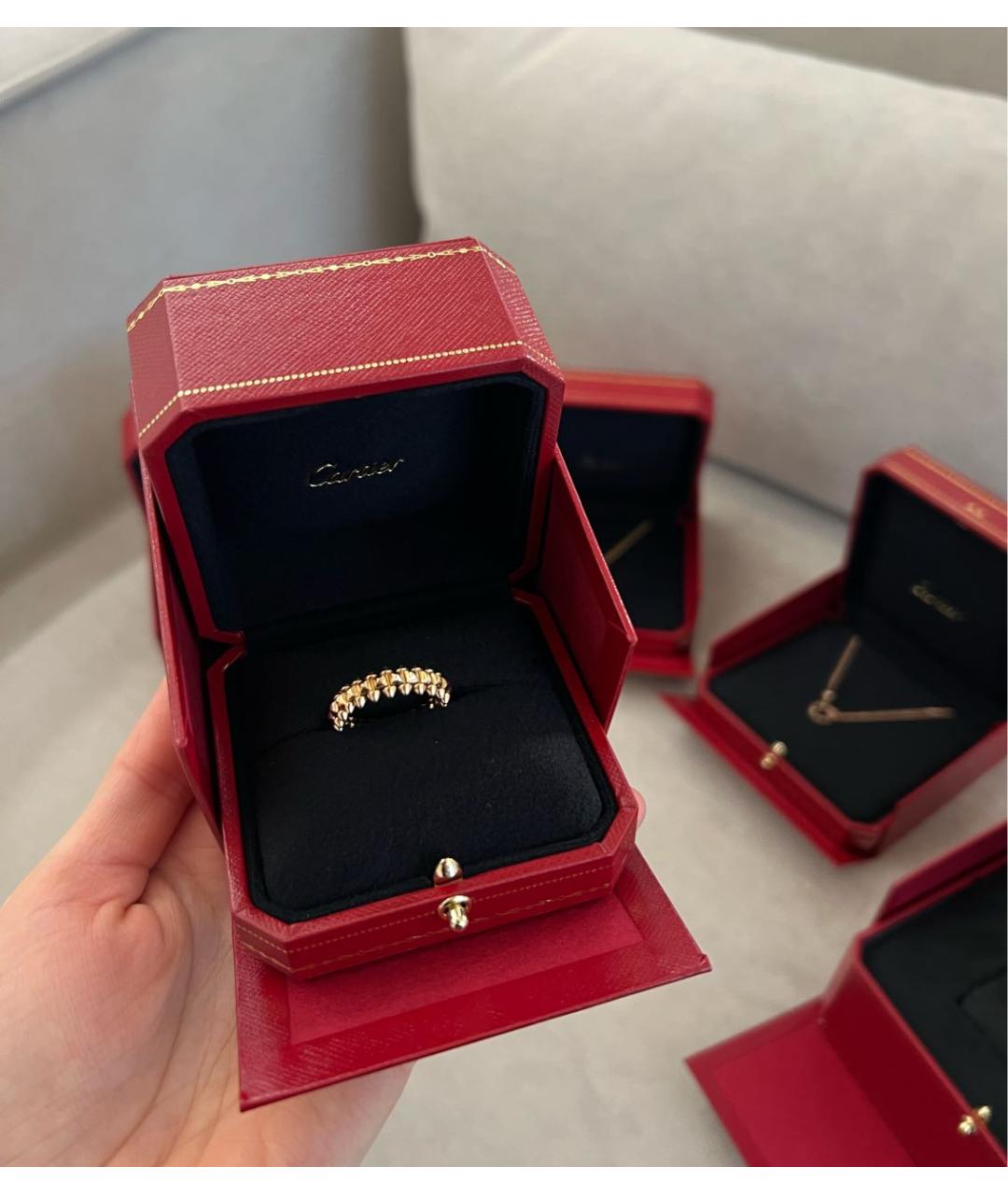 CARTIER Золотое позолоченное кольцо, фото 2