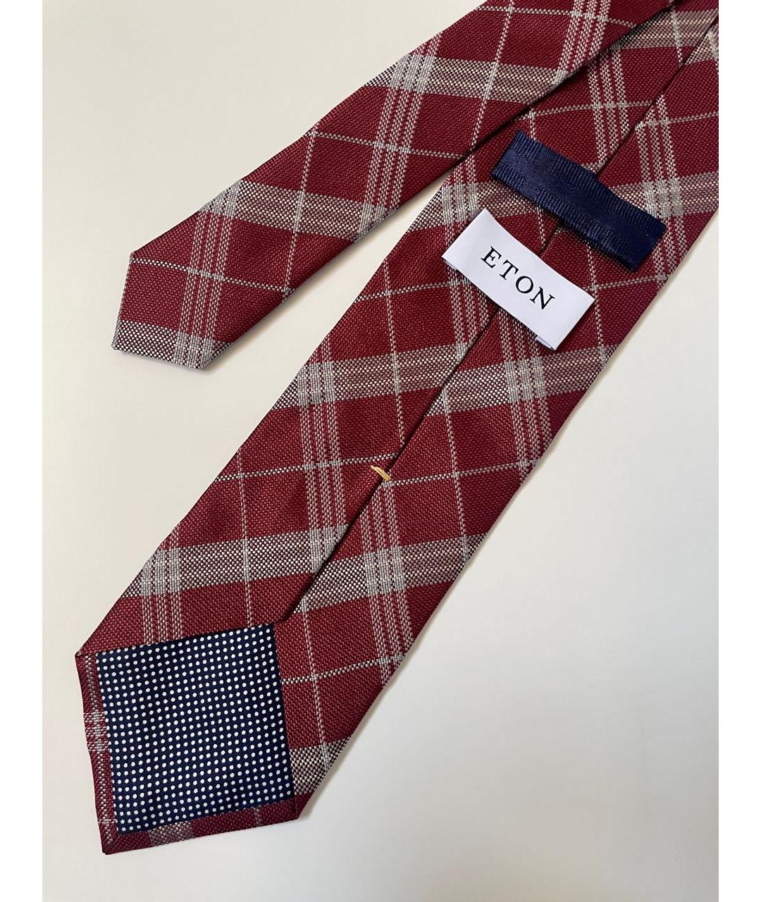 ETON Бордовый шелковый галстук, фото 3